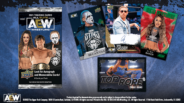 Upper Deck Releases First-Ever Officially Licensed Trading Cards for All Elite Wrestling
