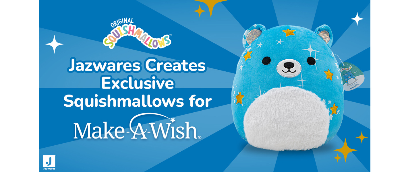 Jazwares Creates Exclusive Squishmallows as Special Gift for Make-A-Wish